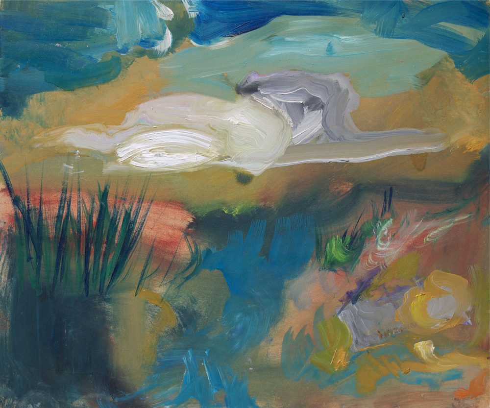 2003-80. Sin título – Óleo sobre tabla 27x34cm. Año 2003