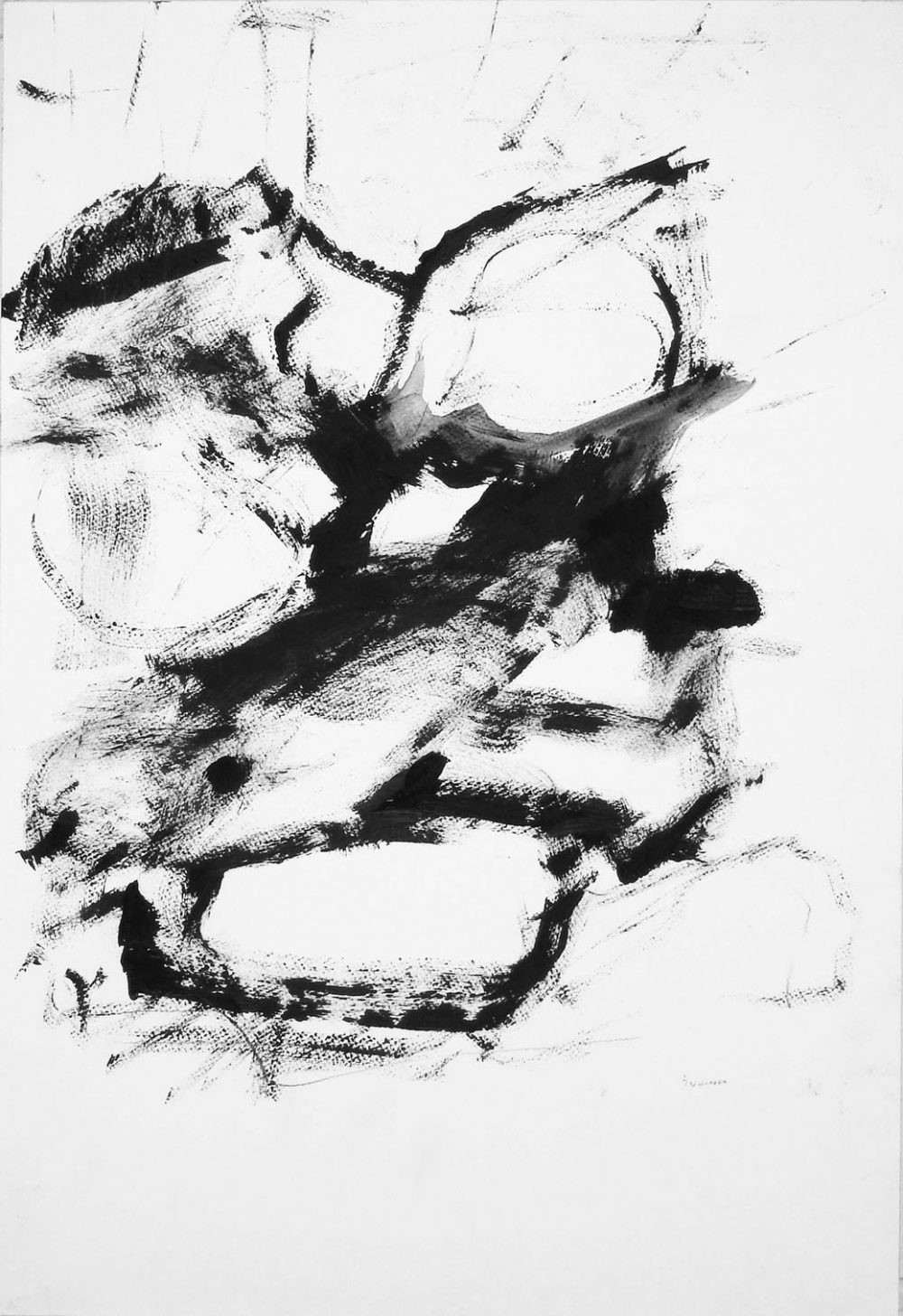 2001-24. Sin título – Acrílico sobre papel – 50x35cm. Año 2001