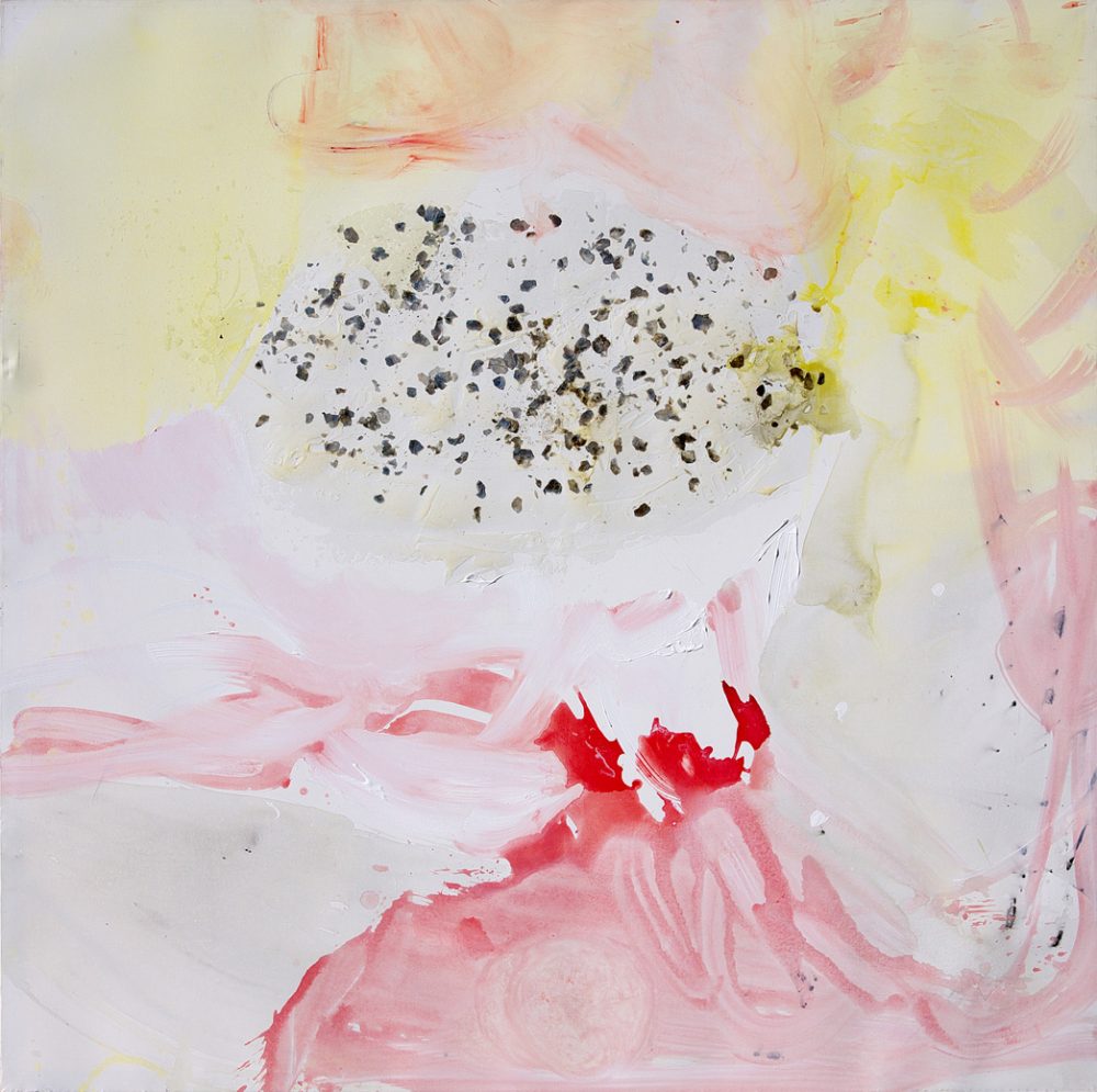 2005-88. Reflejo – Acrílico y mica sobre tela 200x200cm. Año 2005