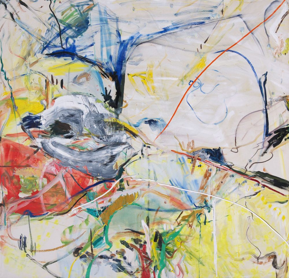 2005-55. Roca – Acrílico y Óleo sobre tela – 185x190cm. Colección particular New York