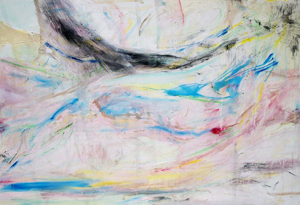 2020-64. Vientos del Sur – Acrílico sobre tela – 132×194 cm. Año 2020.