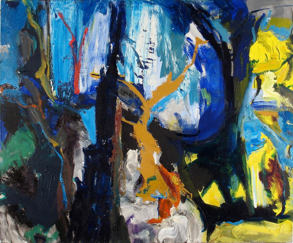 2004-36. Sueño de bosque – Acrílico sobre tela 95x115cm. Año 2004