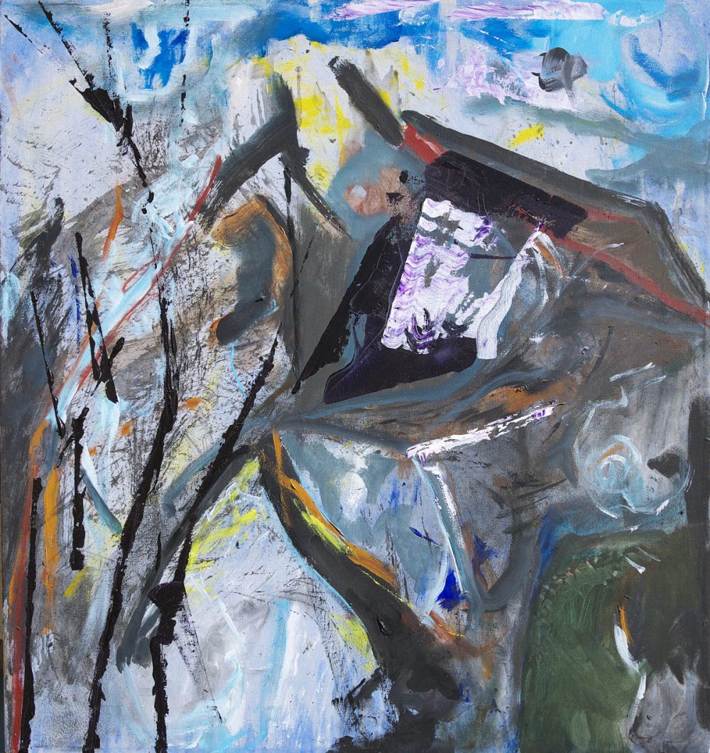 2009-14. Sin título – Acrílico sobre tela – 75x70cm. Año 2009