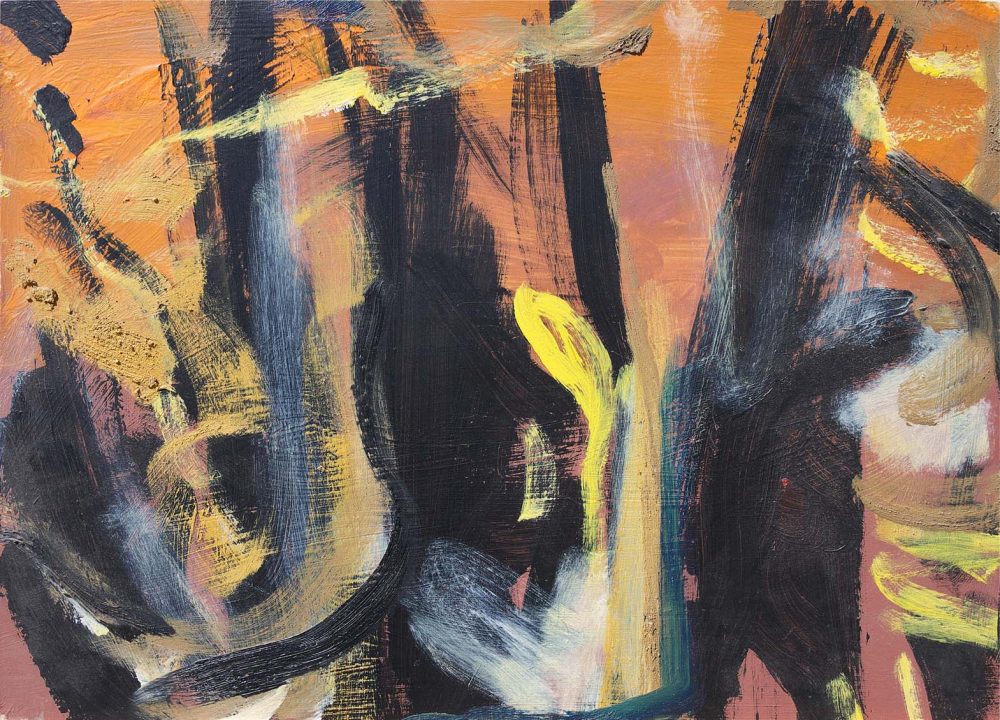 2004-06. Sin título – Acrílico sobre placa – 34x48cm. Año 2004