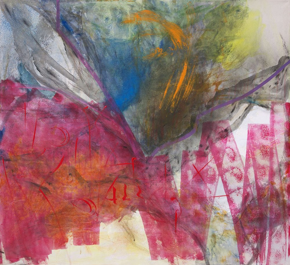 2008-58. Sin título – Técnica mixta sobre tela 120x130cm. Año 2008