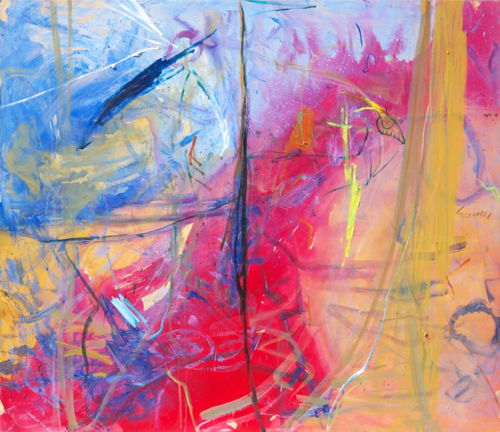 2005-03. Sin título – Acrílico y Óleo sobre placa – 120x145cm. Año 2005