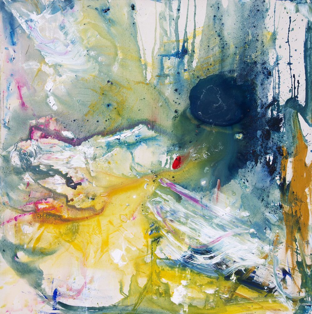 2005-15. Sin título – Técnica mixta sobre tela – 190x190cm. Año 2005