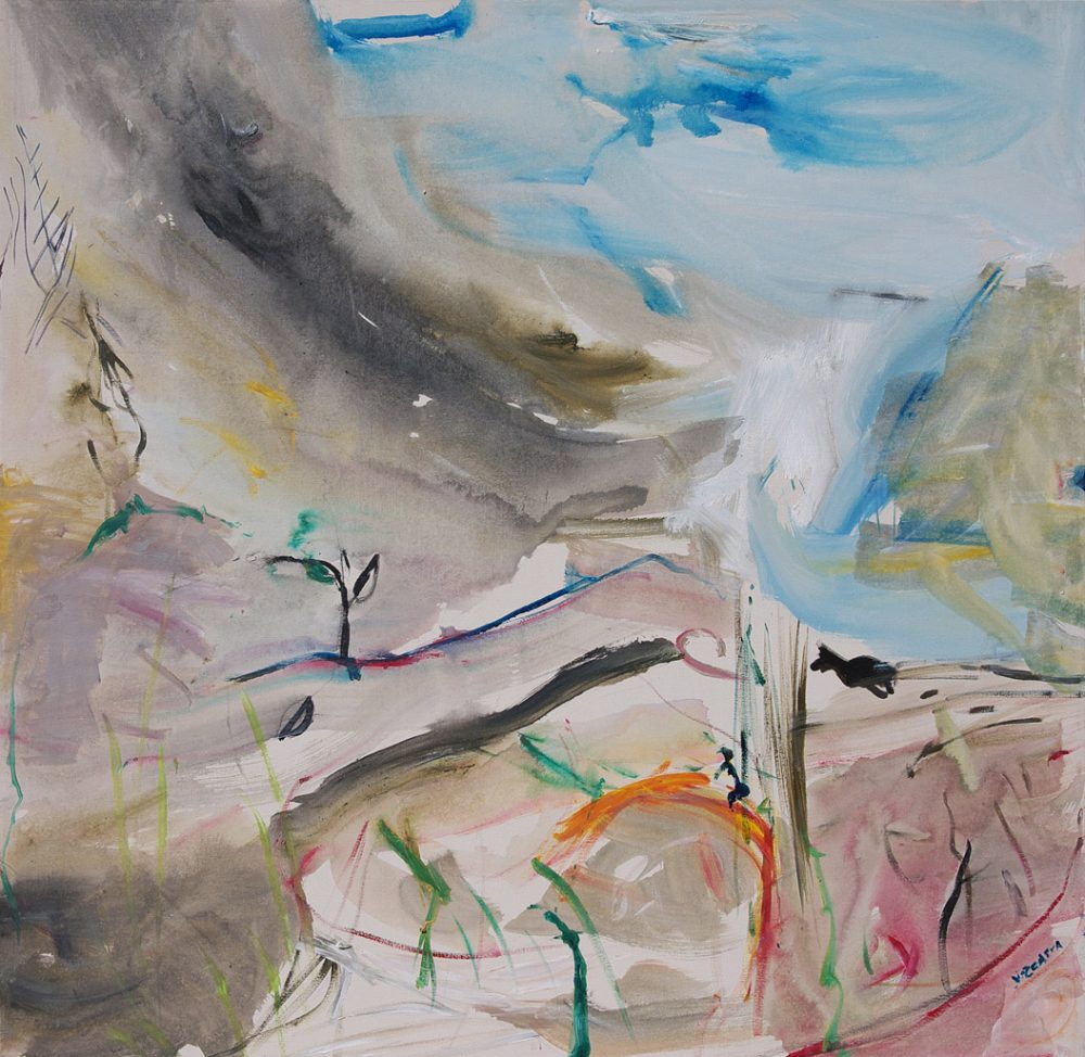 2008-61. Sin título – Acrílico sobre tela 145x140cm. Año 2008