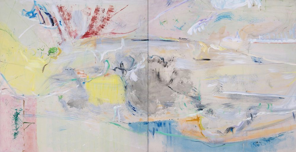 2009-87. Soplo – Acrílico sobre tela 175x340cm. Colección artista