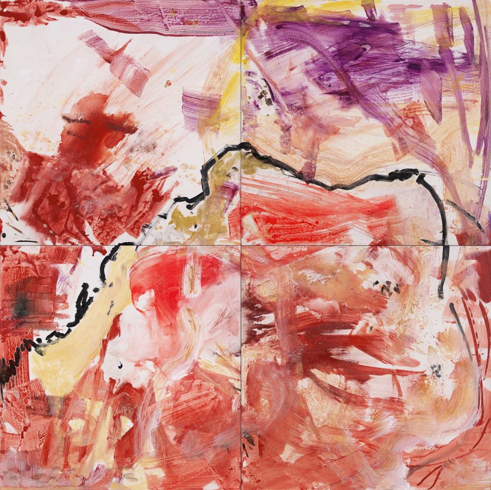 2005-62. Roca – Acrílico sobre tela 240x240cm. Año 2005