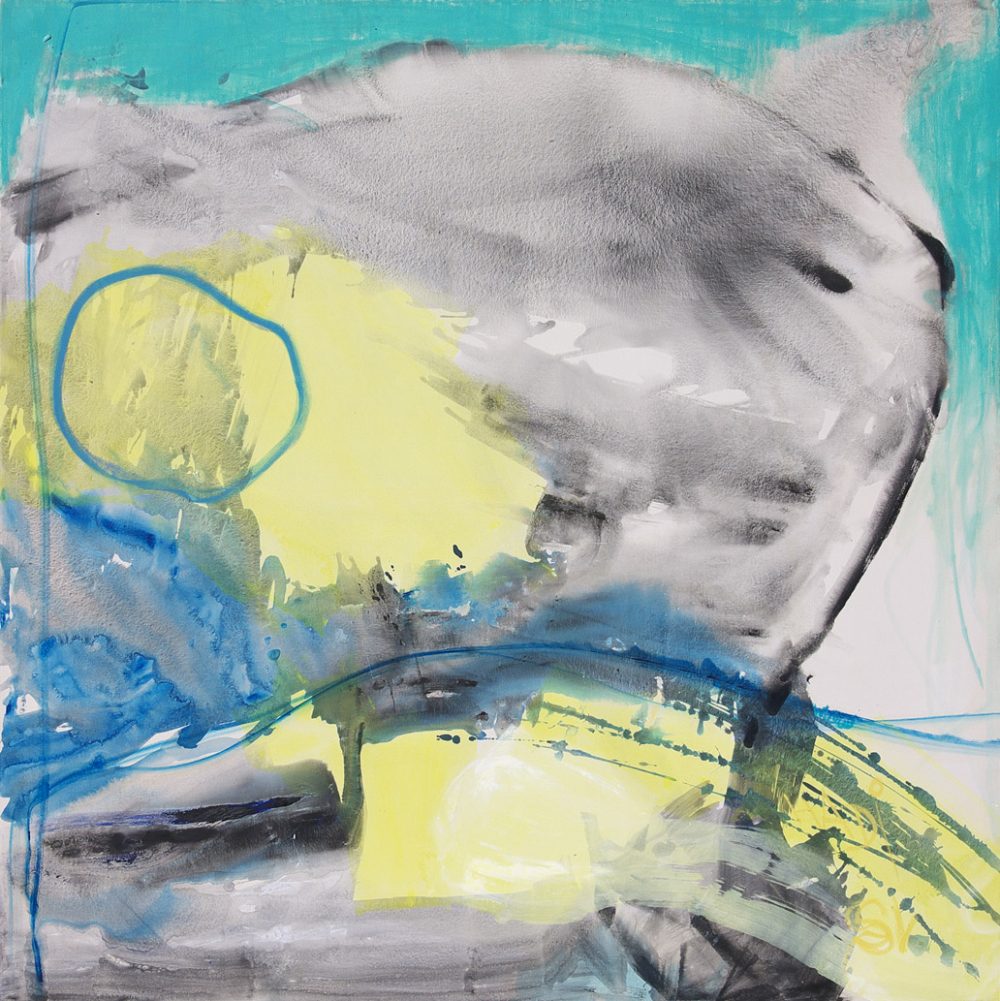 2006-03. Sin título. Acrílico y Óleo sobre tela – 190x190cm. Año 2006