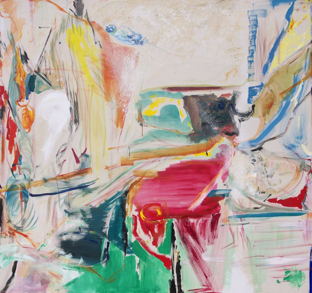 2008-97. Sin título – Técnica mixta sobre tela – 170x170cm. Colección particular New York