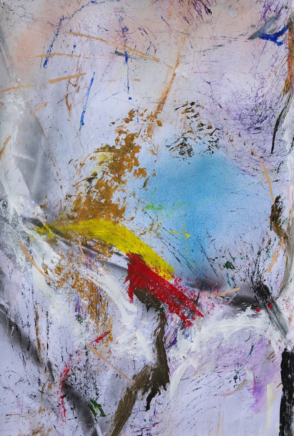 2010-12. Sin título – Técnica mixta sobre papel 110x74cm. Año 2010