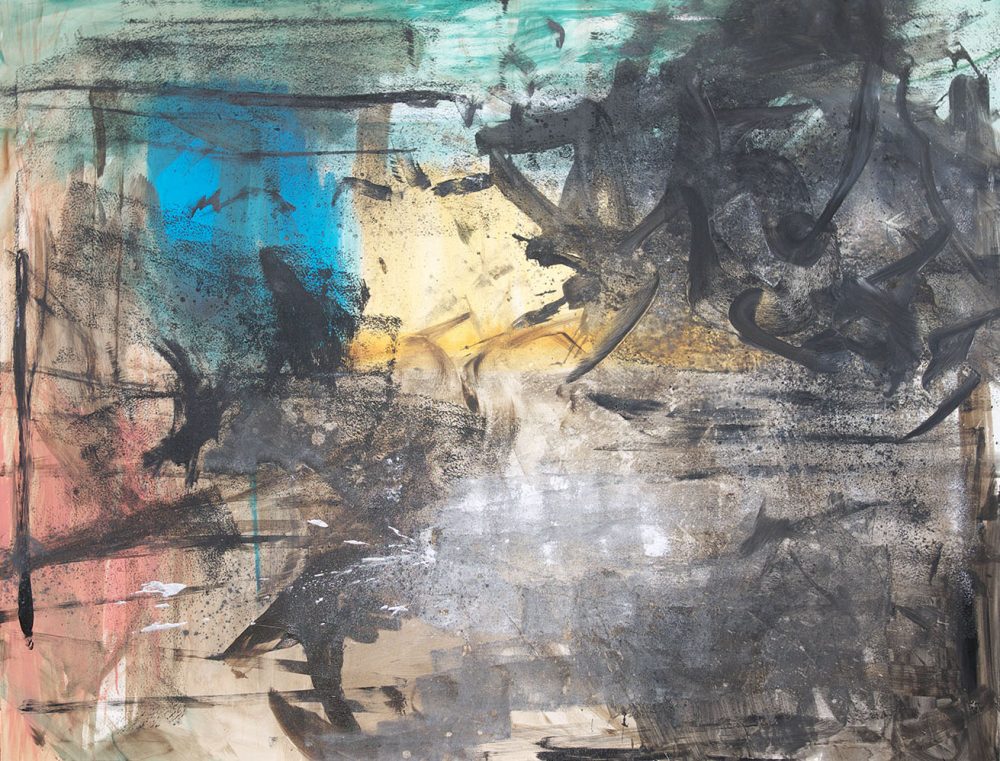 2013-67. Cuadro de cuatro lados – Técnica mixta sobre tela 130x170cm. Año 2013