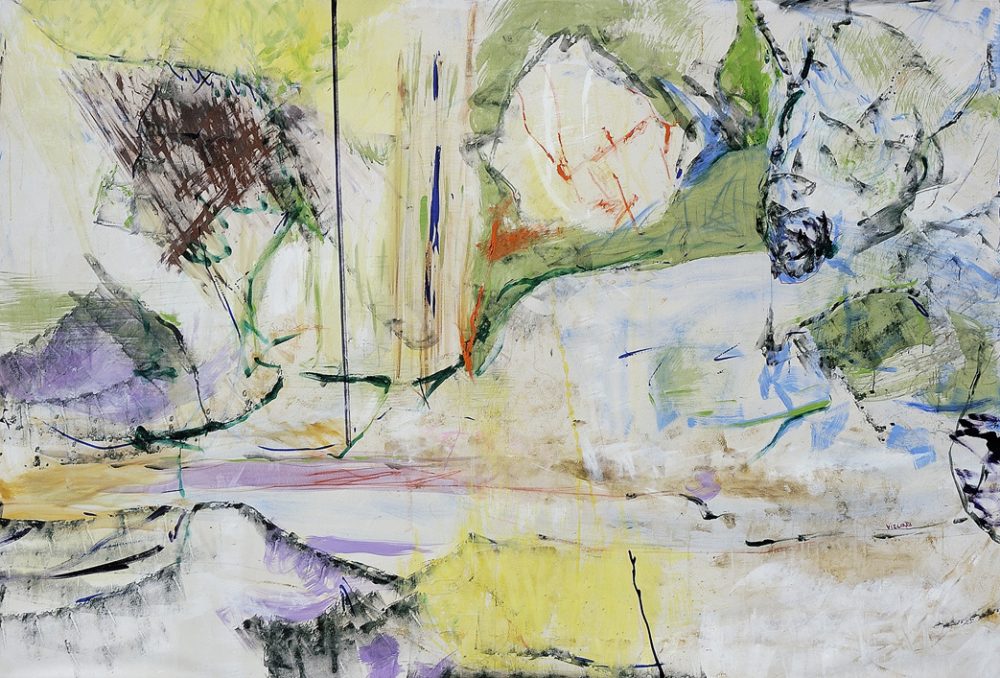 2009-61. Sin título – Acrílico sobre tela 200x300cm. Colección particular Buenos Aires