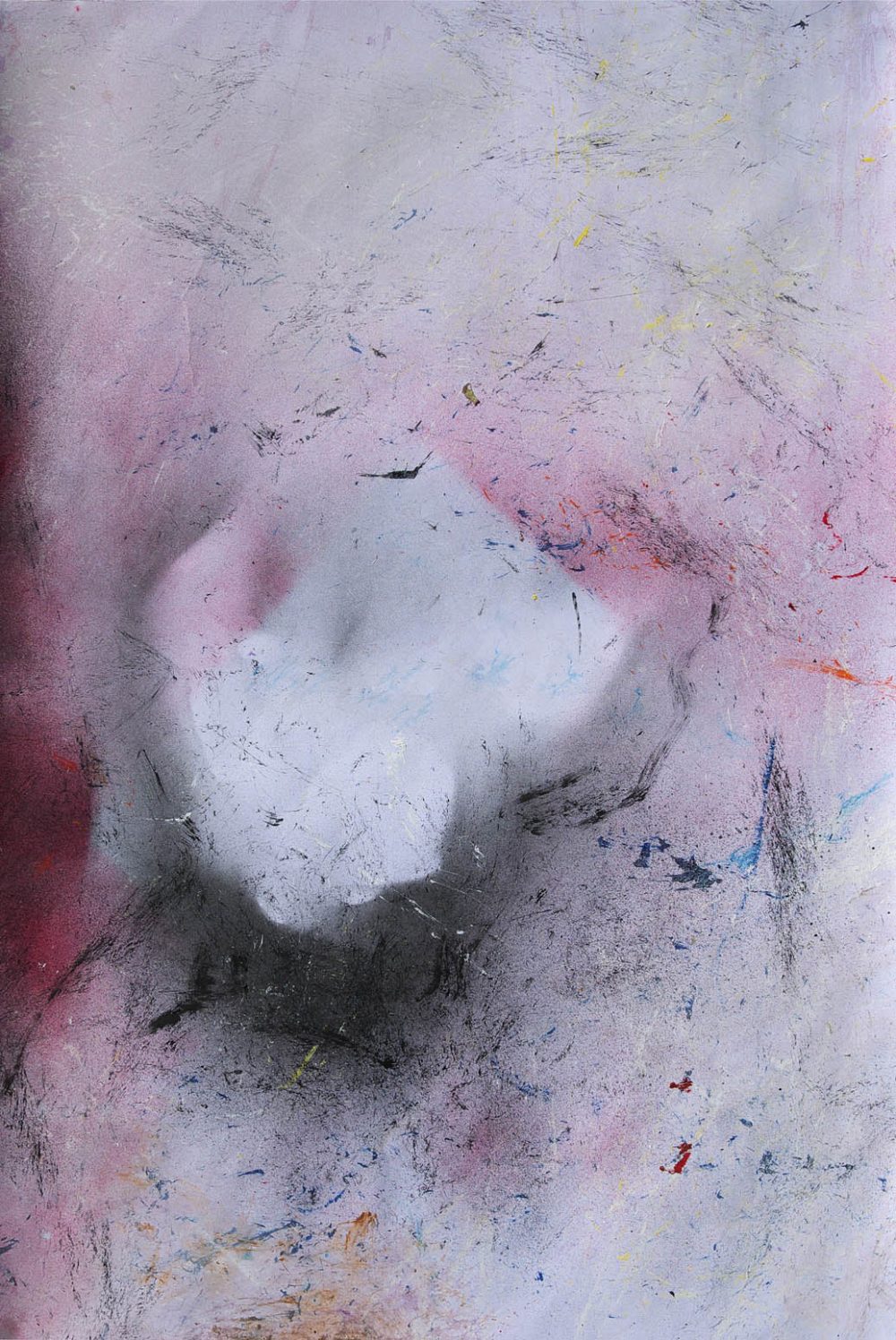 2010-14. Sin título – Técnica mixta sobre papel 110x74cm. Año 2010