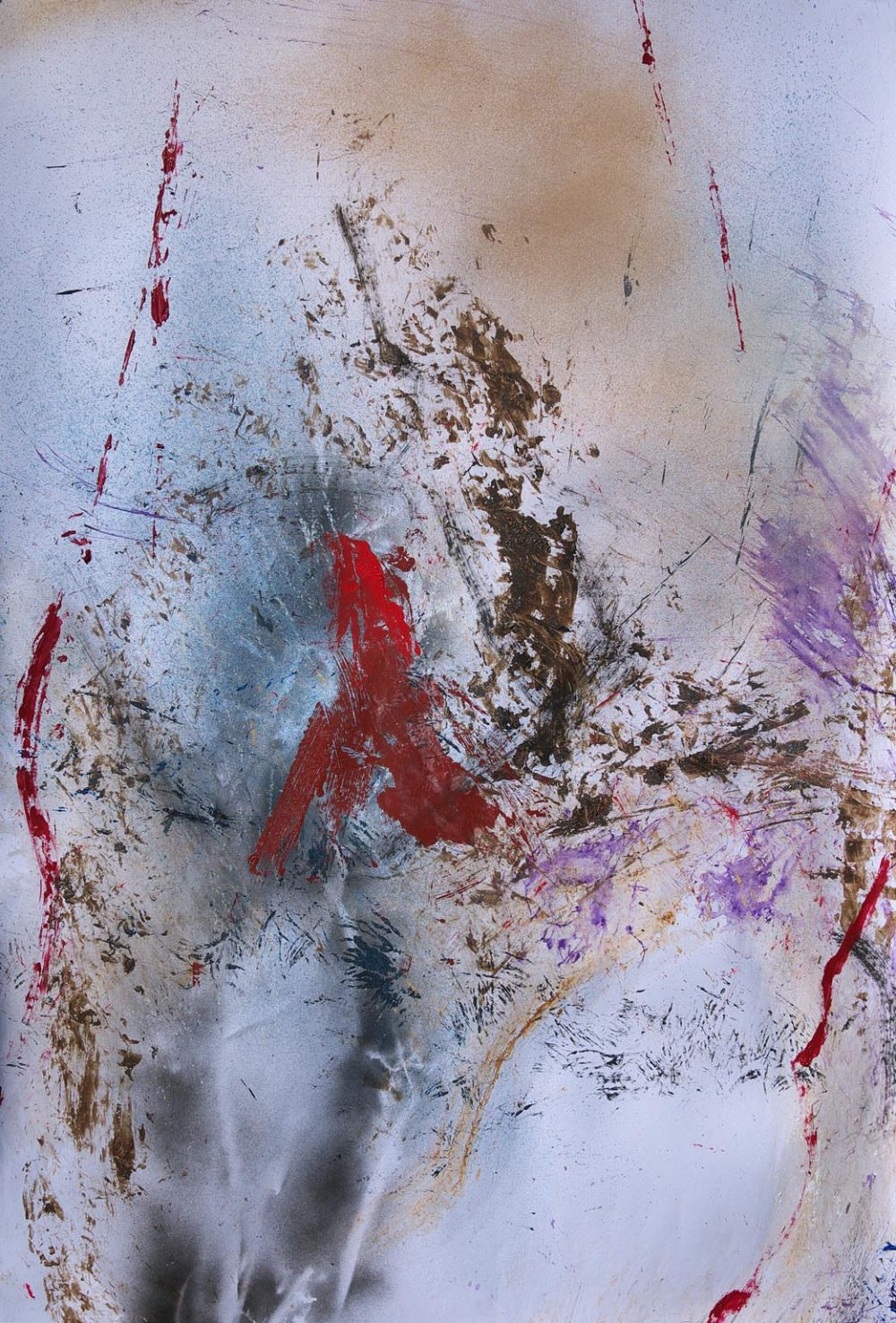 2010-17 Sin título – Técnica mixta sobre papel 110x74cm. Año 2010