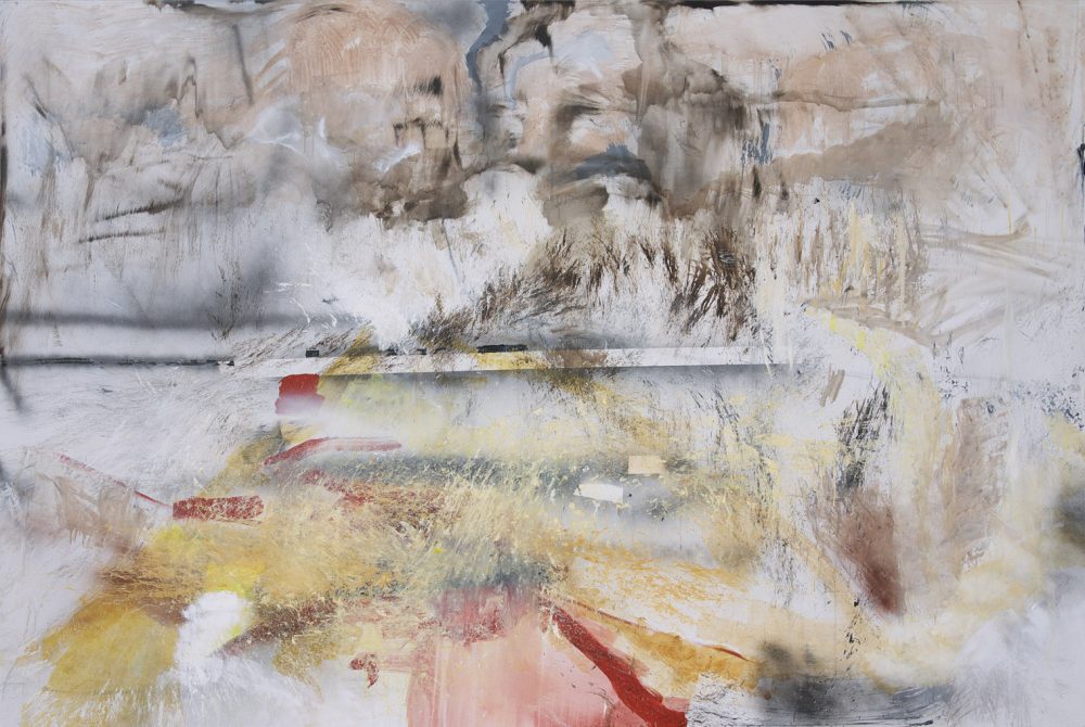 2011-72. Caminos – Técnica mixta sobre tela 200x300cm. Año 2011