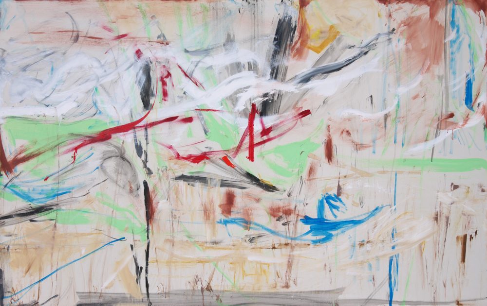 2013-38. Sin título – Técnica mixta sobre tela 150x240cm. Año 2013