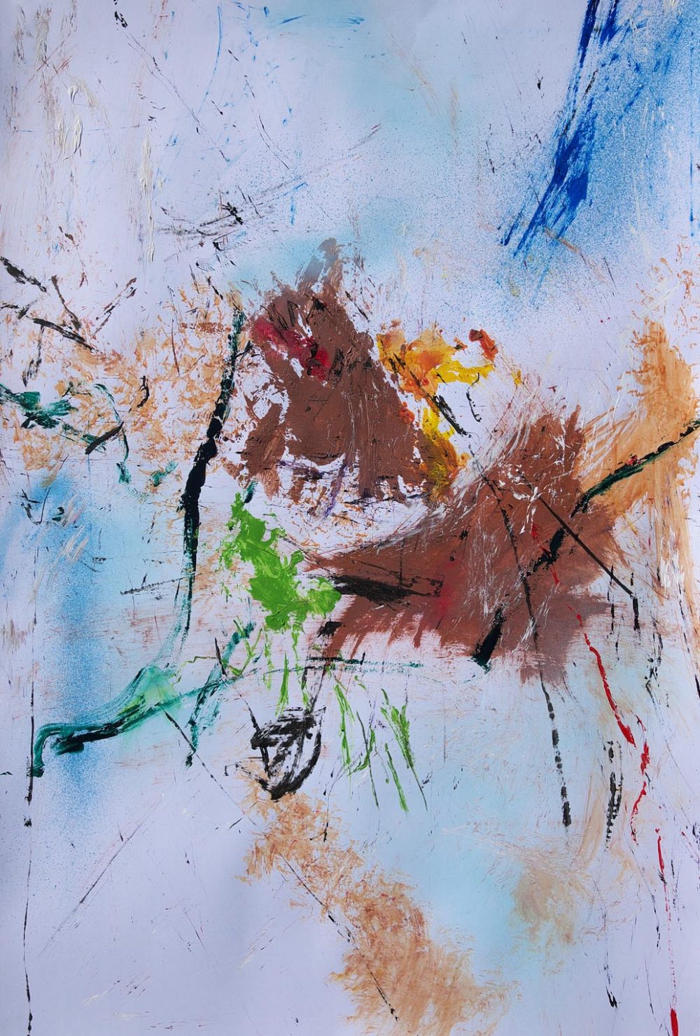 2010-16. Sin título – Técnica mixta sobre papel – 110x74cm. Año 2010