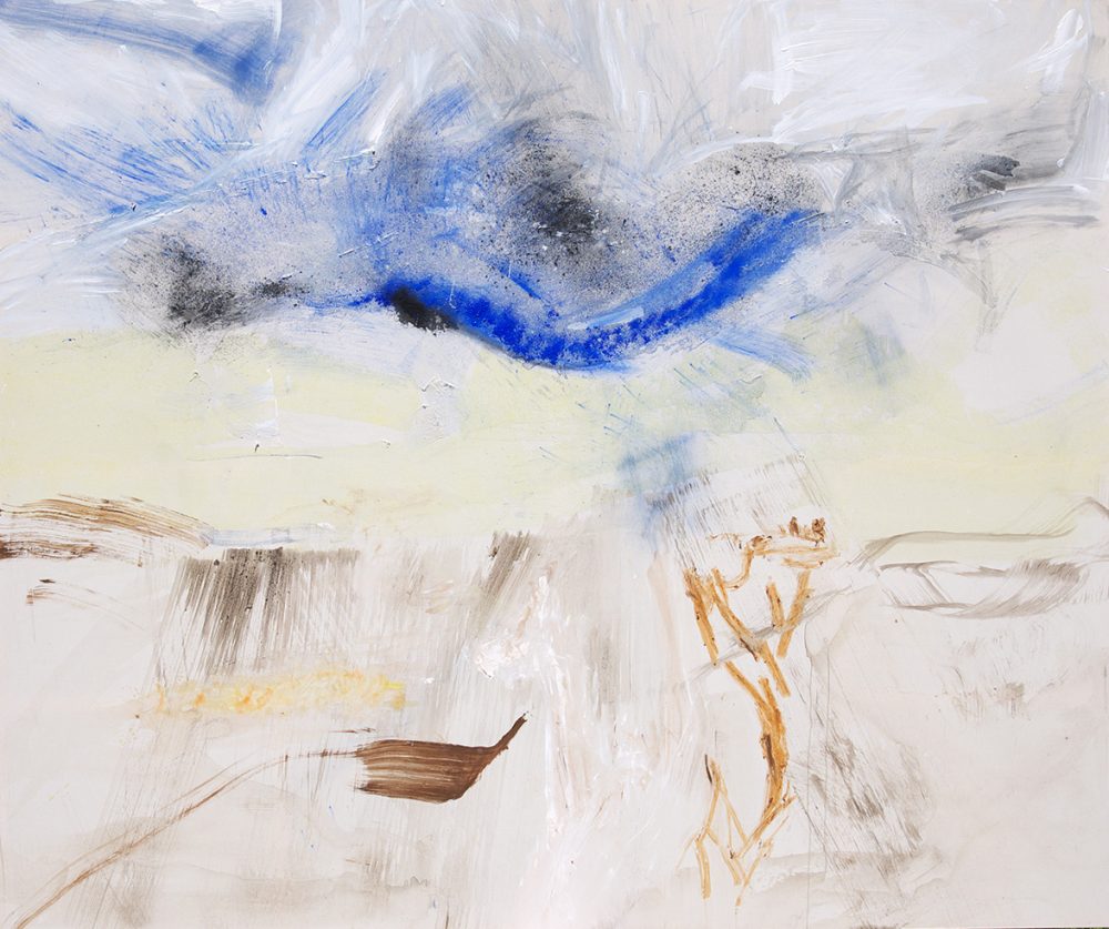 2015-20. Sin título – Acrílico y pigmento sobre tela 200x240cm. Año 2015