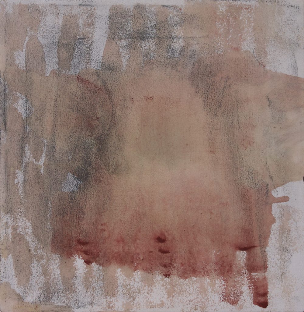 2011-62. Golondrina – Técnica mixta sobre tela 40x40cm. Colección artista