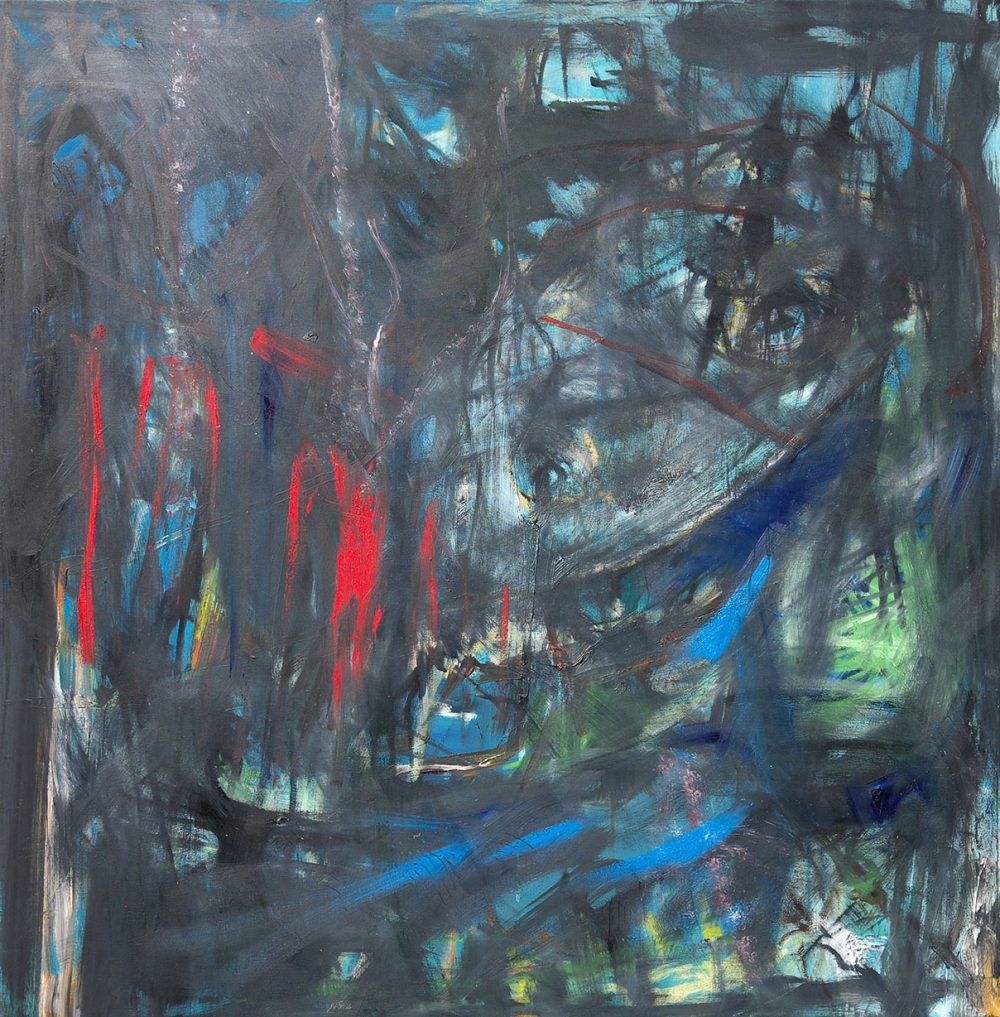 2017-04. Misterio – Técnica mixta sobre tela 120x120cm. Año 2017