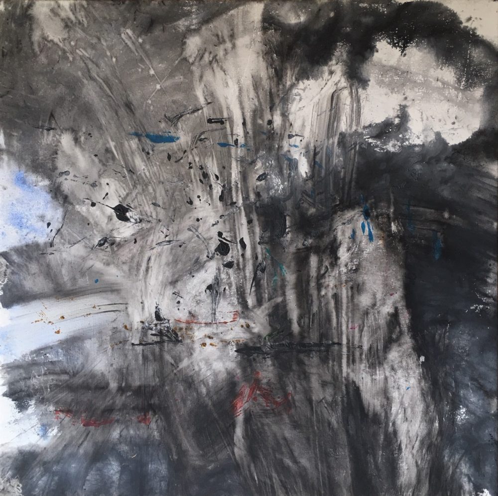 2019-7. Deconstrucción – Acrílico sobre tela 80x80cm. Año 2019