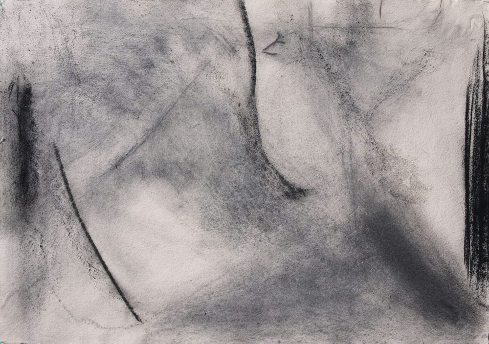 2011-87. Sin Título – Grafito y Carbonilla sobre papel de algodón 50x70cm. Año 2011