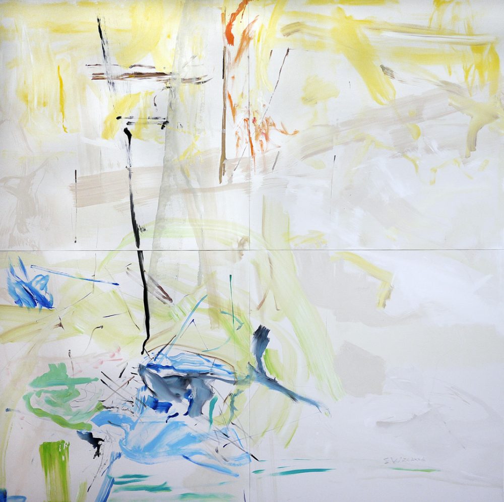 2012-56. El Sutil – Acrílico y Óleo sobre tela – 366x366cm. Colección privada New York