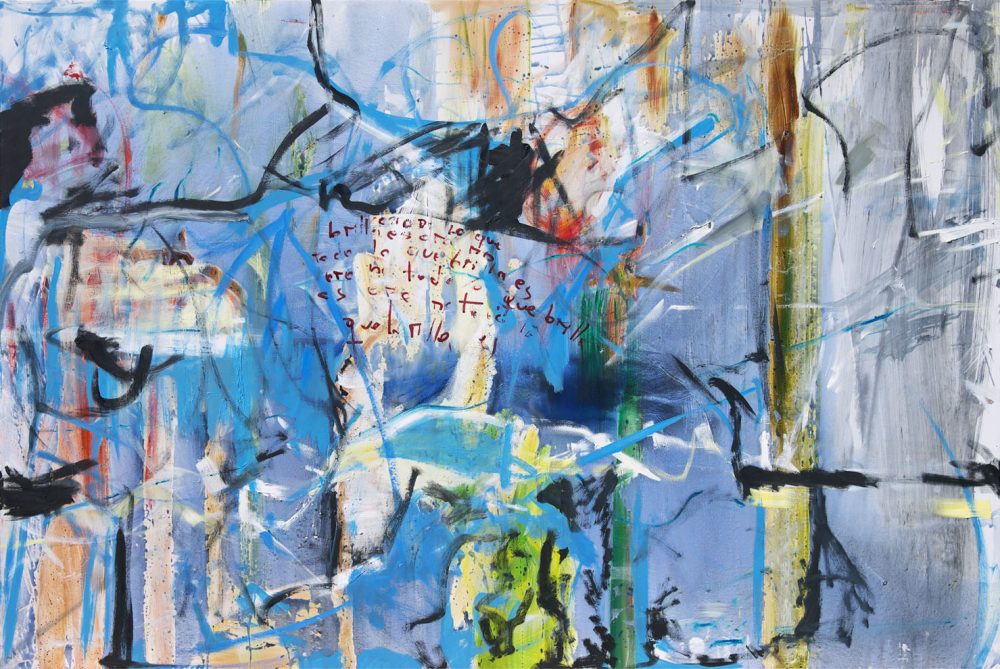 2013-68. Lo que brilla – Técnica mixta sobre tela – 188x280cm. Año 2013