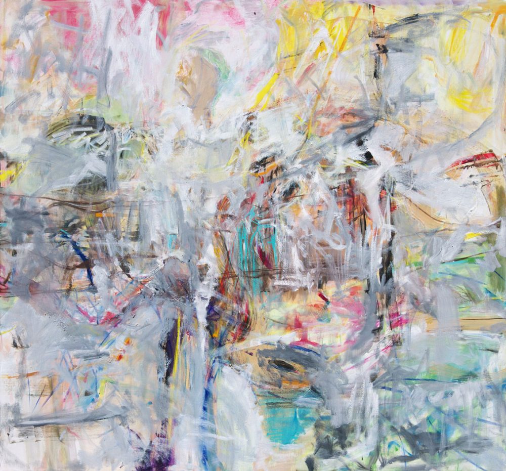 2014-01. Sin título – Técnica mixta sobre tela 200x220cm. Año 2014