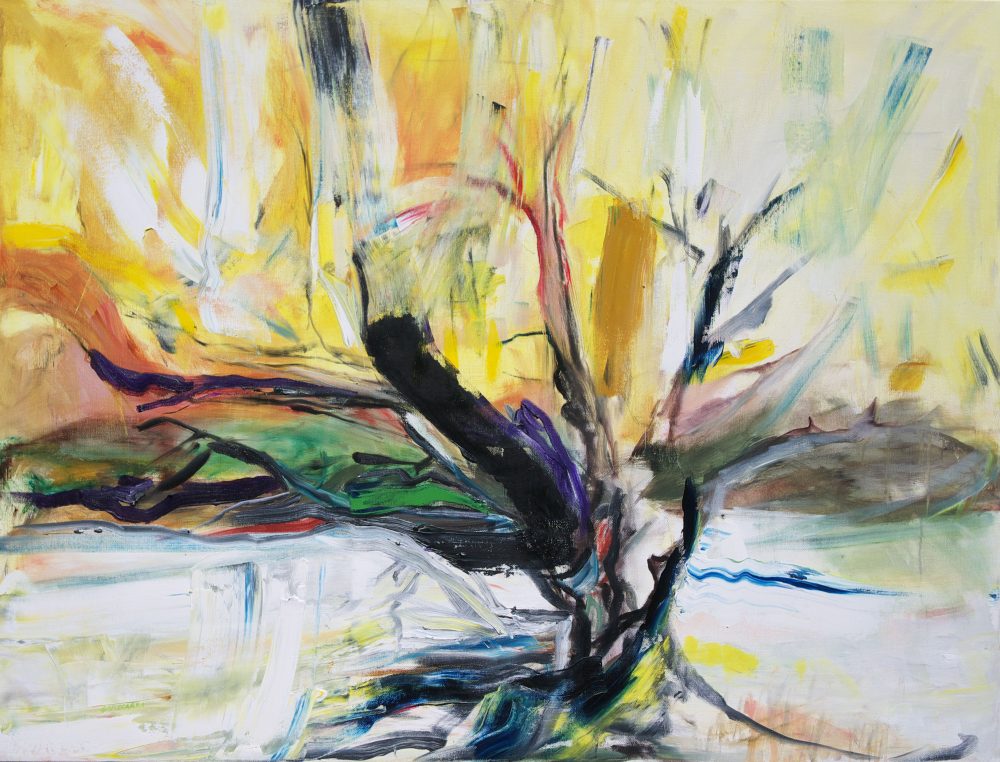 2024-03 Sin titulo acrilico y oleo sobre tela 93,6 x 123,1 cm